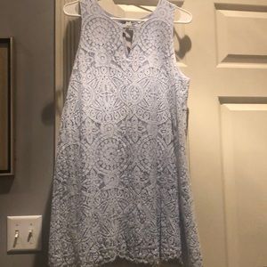 Baby Blue Laced Dress